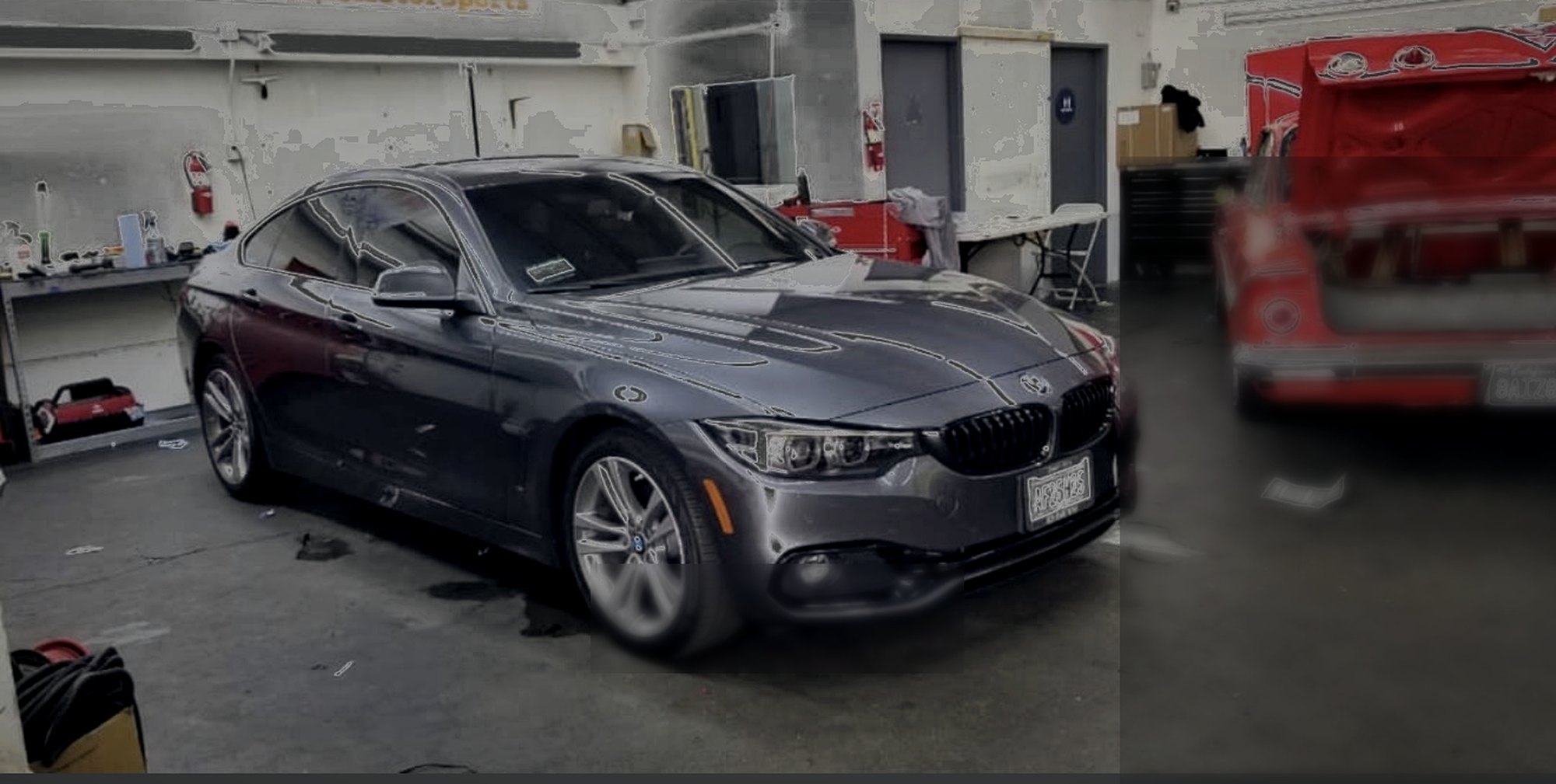 BMW after window tint