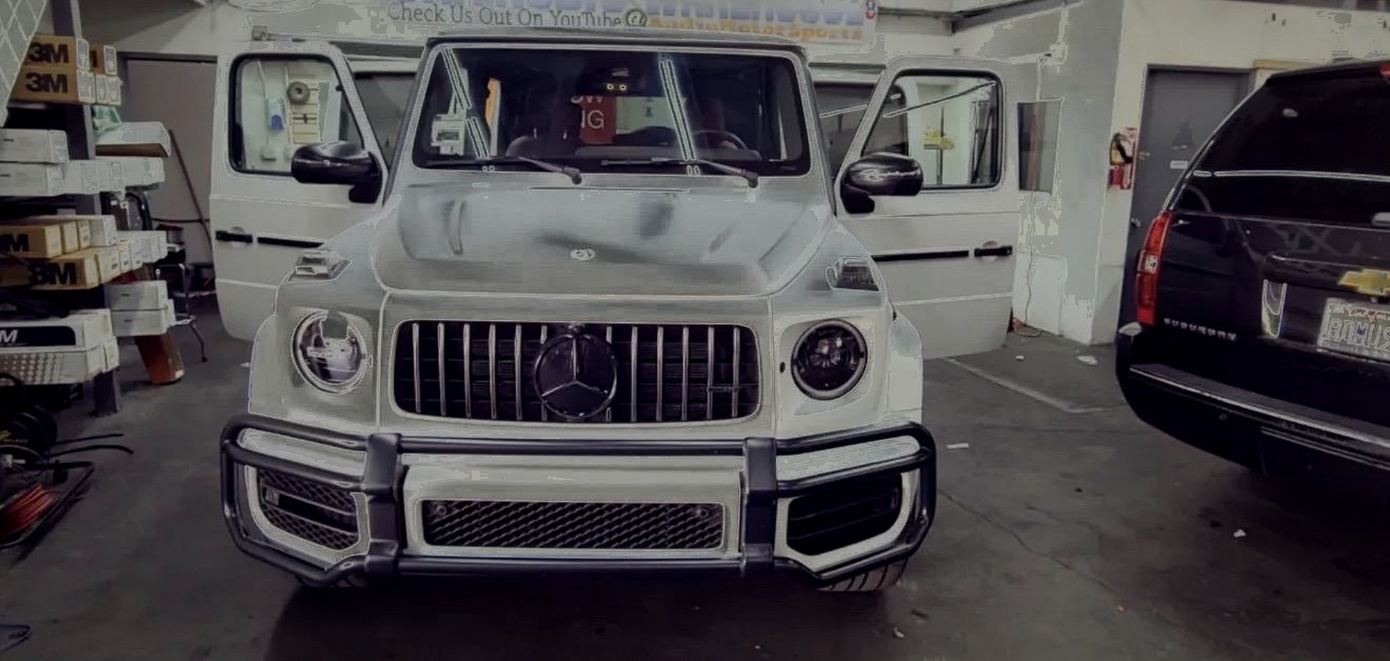 Window tint on this Mercedes-Benz G-Wagon — 3M