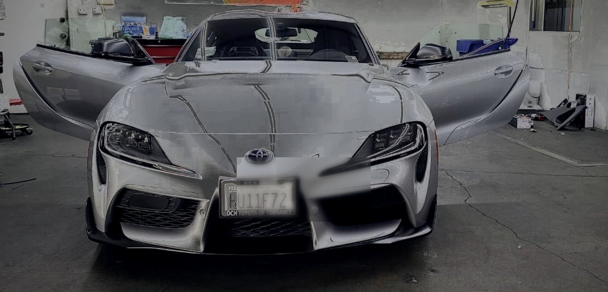 Toyota Supra before window tint