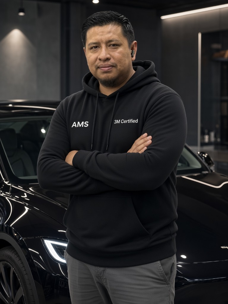 Alex, 3M certified tinter at Audio MotorSports