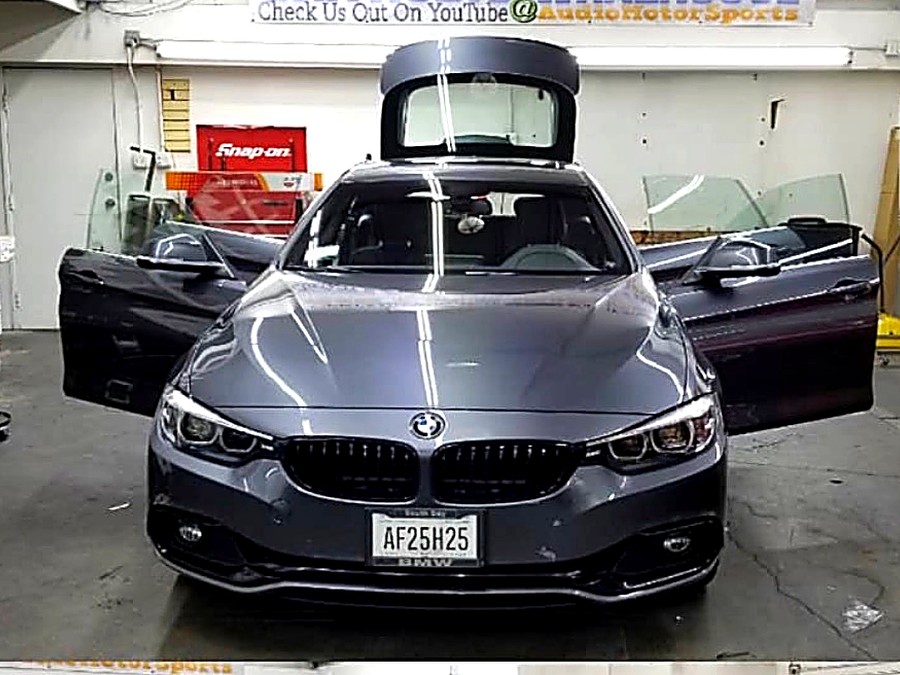 BMW 5 Series before ceramic window tint in Los Angeles